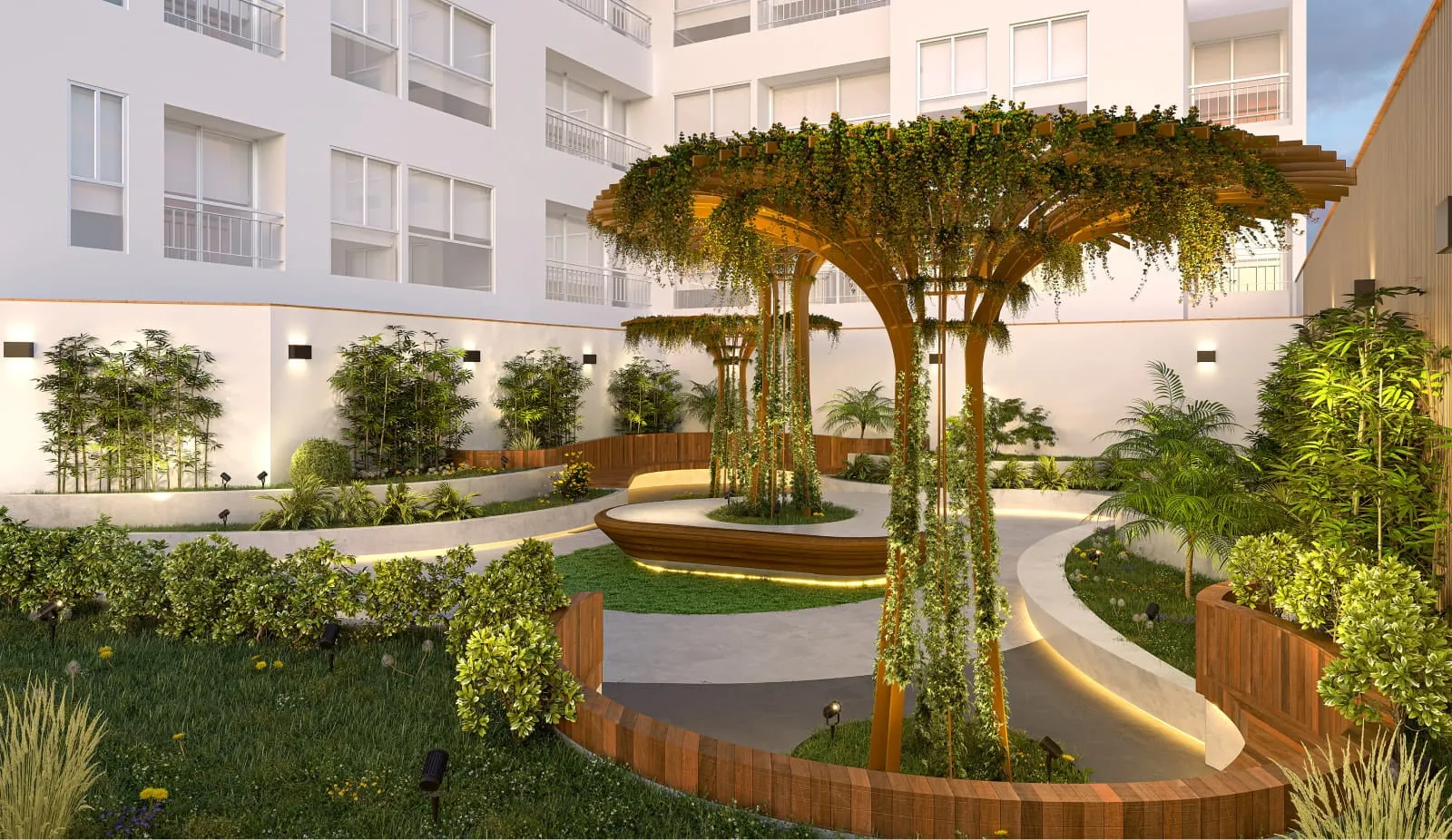 Jardín interior